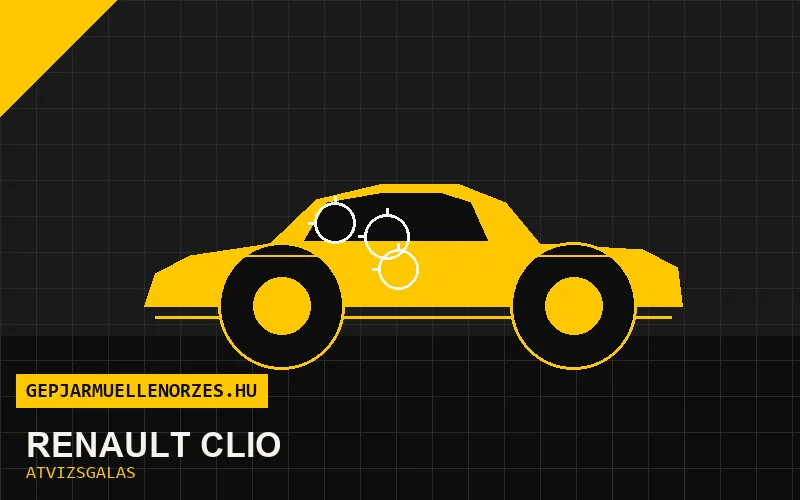 Renault Clio vásárlás előtti autó átvizsgálás a helyszínen