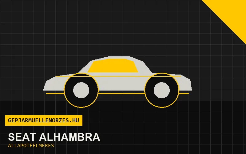 Seat Alhambra helyszíni állapotfelmérés és átvizsgálás