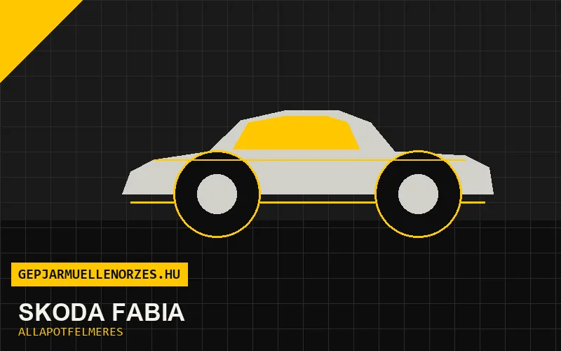 Skoda Fabia helyszíni állapotfelmérés és átvizsgálás