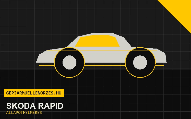 Skoda Rapid helyszíni állapotfelmérés és átvizsgálás