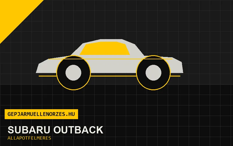 Subaru Outback helyszíni állapotfelmérés és átvizsgálás