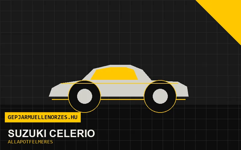 Suzuki Celerio helyszíni állapotfelmérés és átvizsgálás