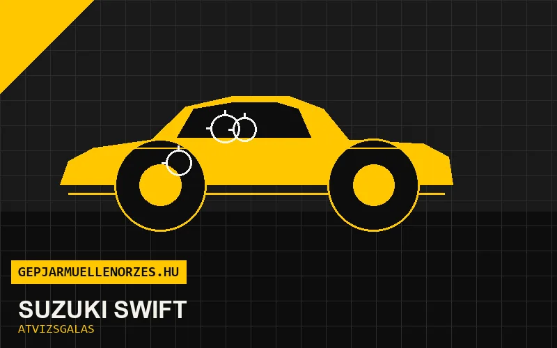 Suzuki Swift vásárlás előtti autó átvizsgálás a helyszínen