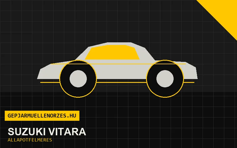 Suzuki Vitara helyszíni állapotfelmérés és átvizsgálás