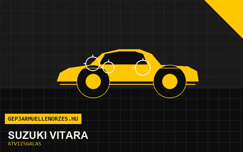 Suzuki Vitara vásárlás előtti autó átvizsgálás a helyszínen