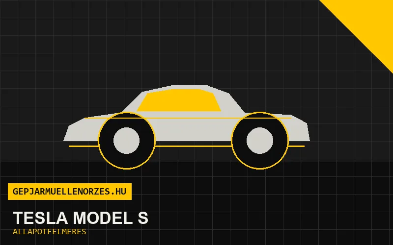 Tesla Model S helyszíni állapotfelmérés és átvizsgálás