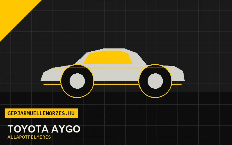 Toyota Aygo helyszíni állapotfelmérés és átvizsgálás