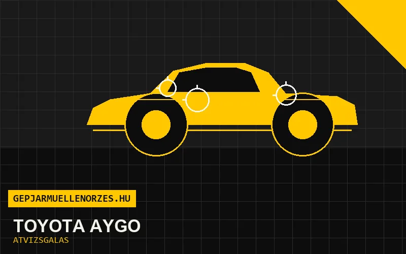 Toyota Aygo vásárlás előtti autó átvizsgálás a helyszínen