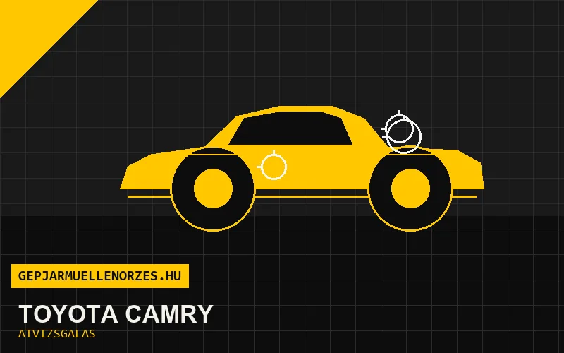 Toyota Camry vásárlás előtti autó átvizsgálás a helyszínen