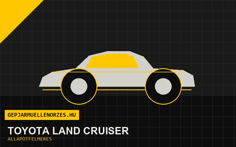 Toyota Land Cruiser helyszíni állapotfelmérés és átvizsgálás