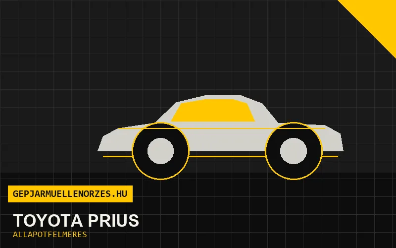 Toyota Prius helyszíni állapotfelmérés és átvizsgálás