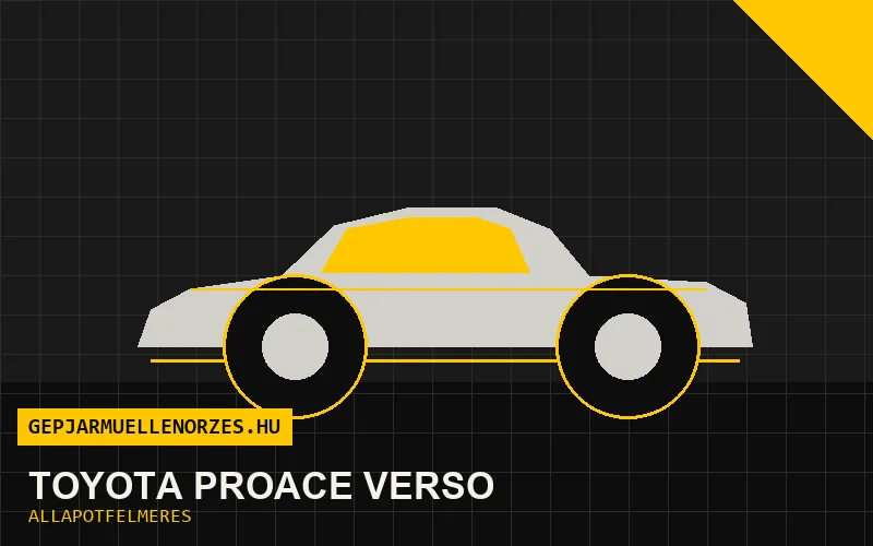 Toyota Proace Verso helyszíni állapotfelmérés és átvizsgálás