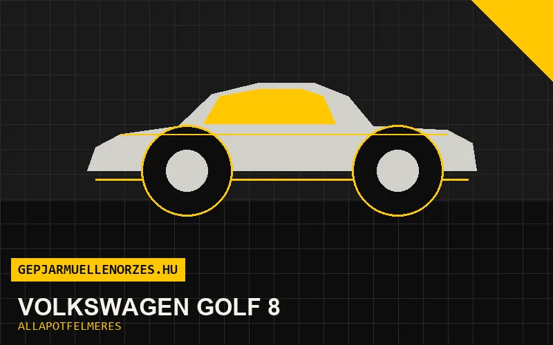 Volkswagen Golf 8 helyszíni állapotfelmérés és átvizsgálás