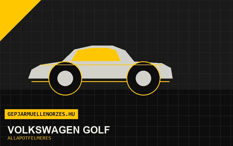 Volkswagen Golf helyszíni állapotfelmérés és átvizsgálás