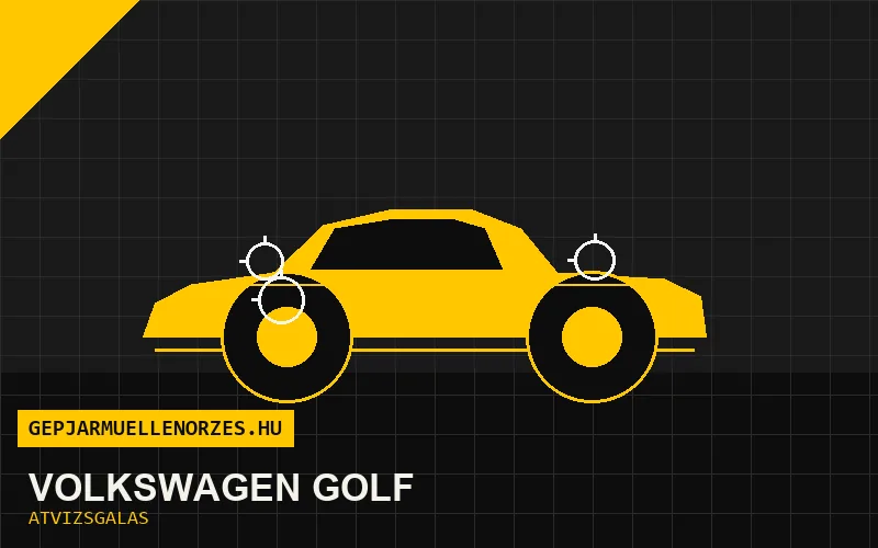 Volkswagen Golf vásárlás előtti autó átvizsgálás a helyszínen