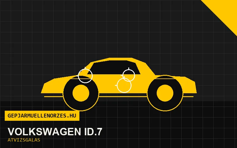 Volkswagen ID.7 vásárlás előtti autó átvizsgálás a helyszínen