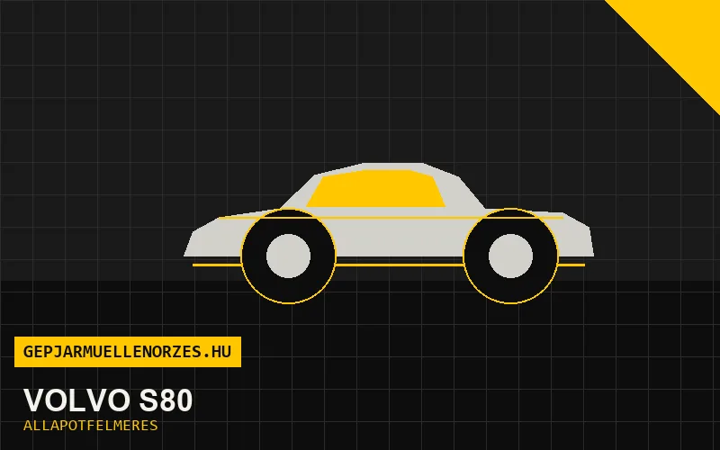 Volvo S80 helyszíni állapotfelmérés és átvizsgálás