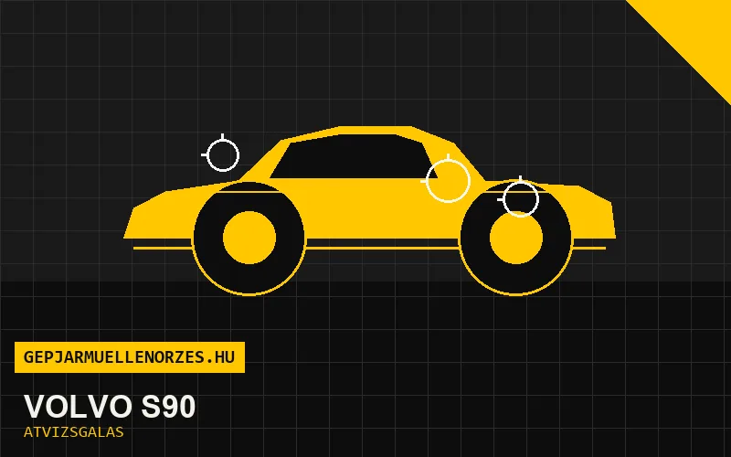 Volvo S90 vásárlás előtti autó átvizsgálás a helyszínen