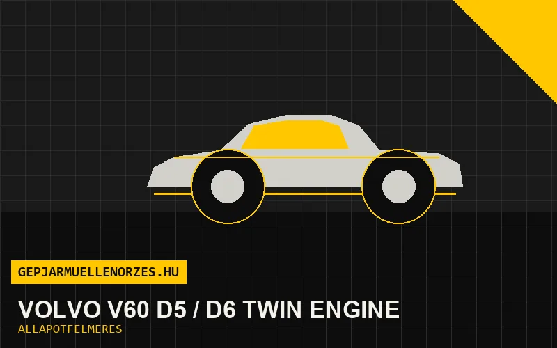 Volvo V60 D5 / D6 Twin Engine helyszíni állapotfelmérés és átvizsgálás