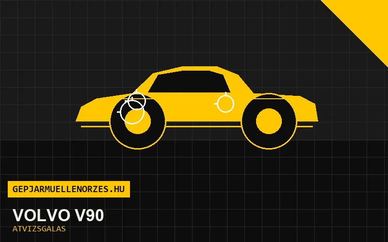 Volvo V90 vásárlás előtti autó átvizsgálás a helyszínen