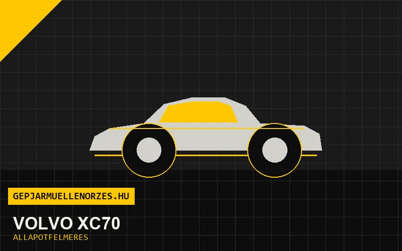 Volvo XC70 helyszíni állapotfelmérés és átvizsgálás