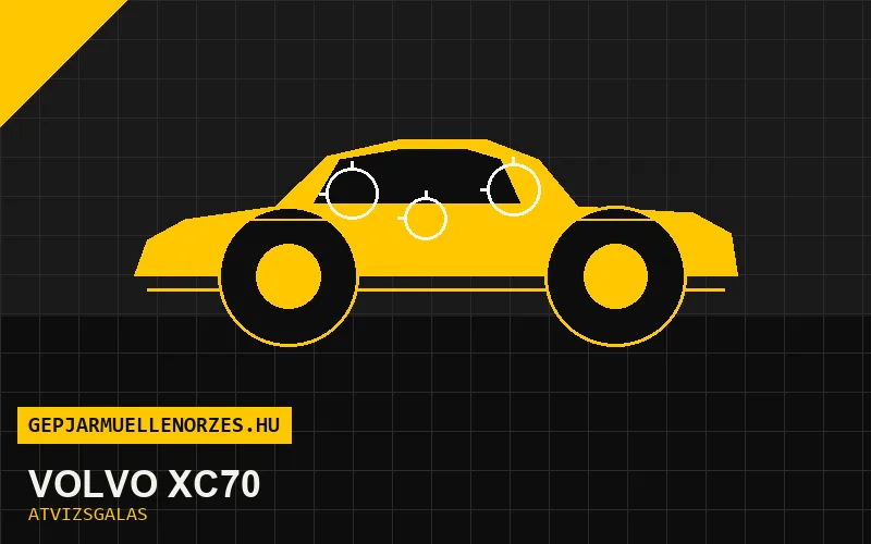 Volvo XC70 vásárlás előtti autó átvizsgálás a helyszínen