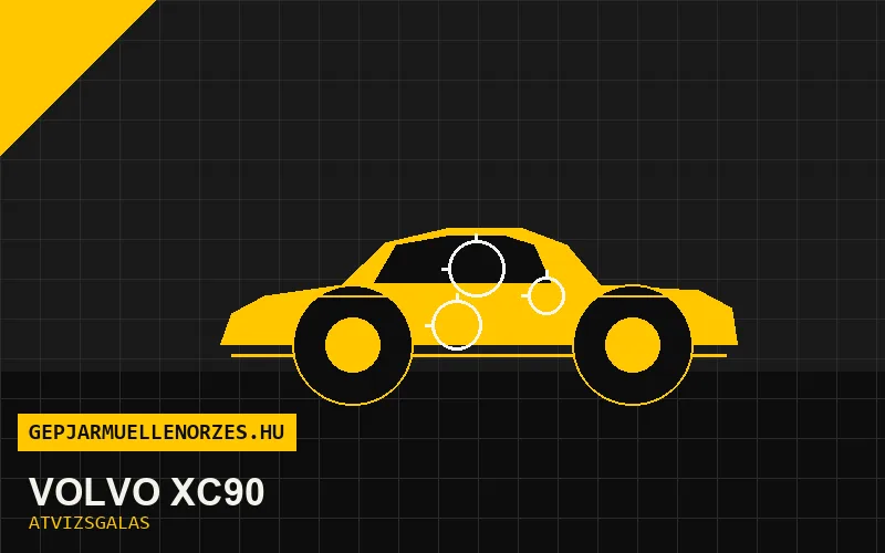 Volvo XC90 vásárlás előtti autó átvizsgálás a helyszínen